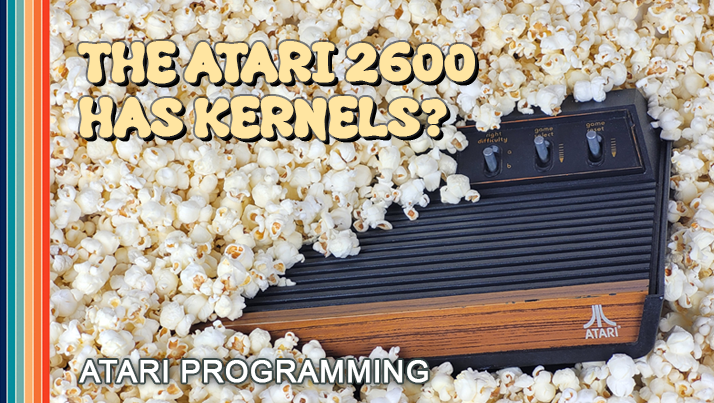 Learn how to split your screen into multiple multi-scanline kernels to drawy your playfield. player graphics, missiles, and ball objects.